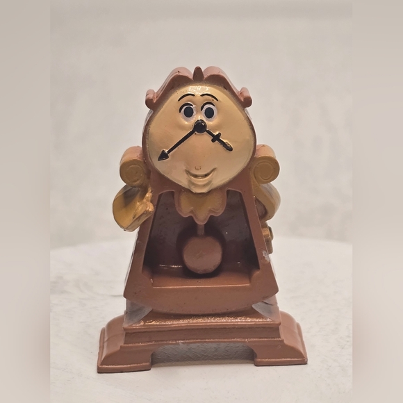 Disney Beauty and the Beast Cogsworth Clock Butler Small Figure Toy - Picture 1 of 12